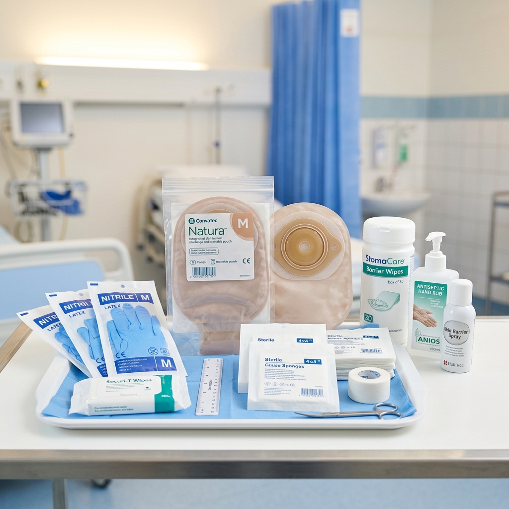 Professional stoma care supplies